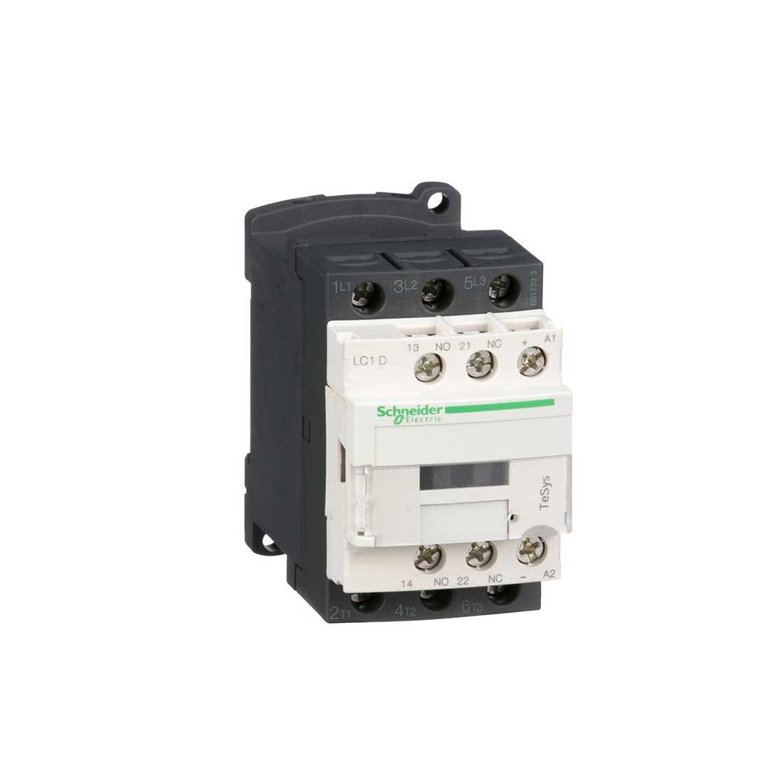 SCHNEIDER - Contactor 9A 125V DC 1No + 1Nc