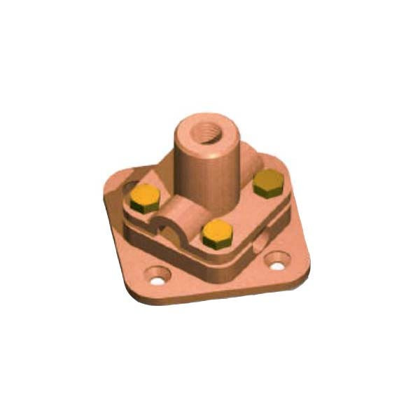 BAHRA EARTHING - Air Terminal Base, Conductor Type, Rod Diameter 15mm, M16, Conductor 95mm