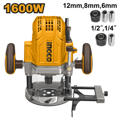Electric router 1600 W 6/8/12 mmراوتر كهربائي 6/8/12 ملم 1600 وات
