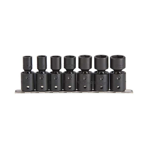 PROTO - 1/2" Drive Deep Universal Impact Socket Set, 7 Pieces, 6 Point