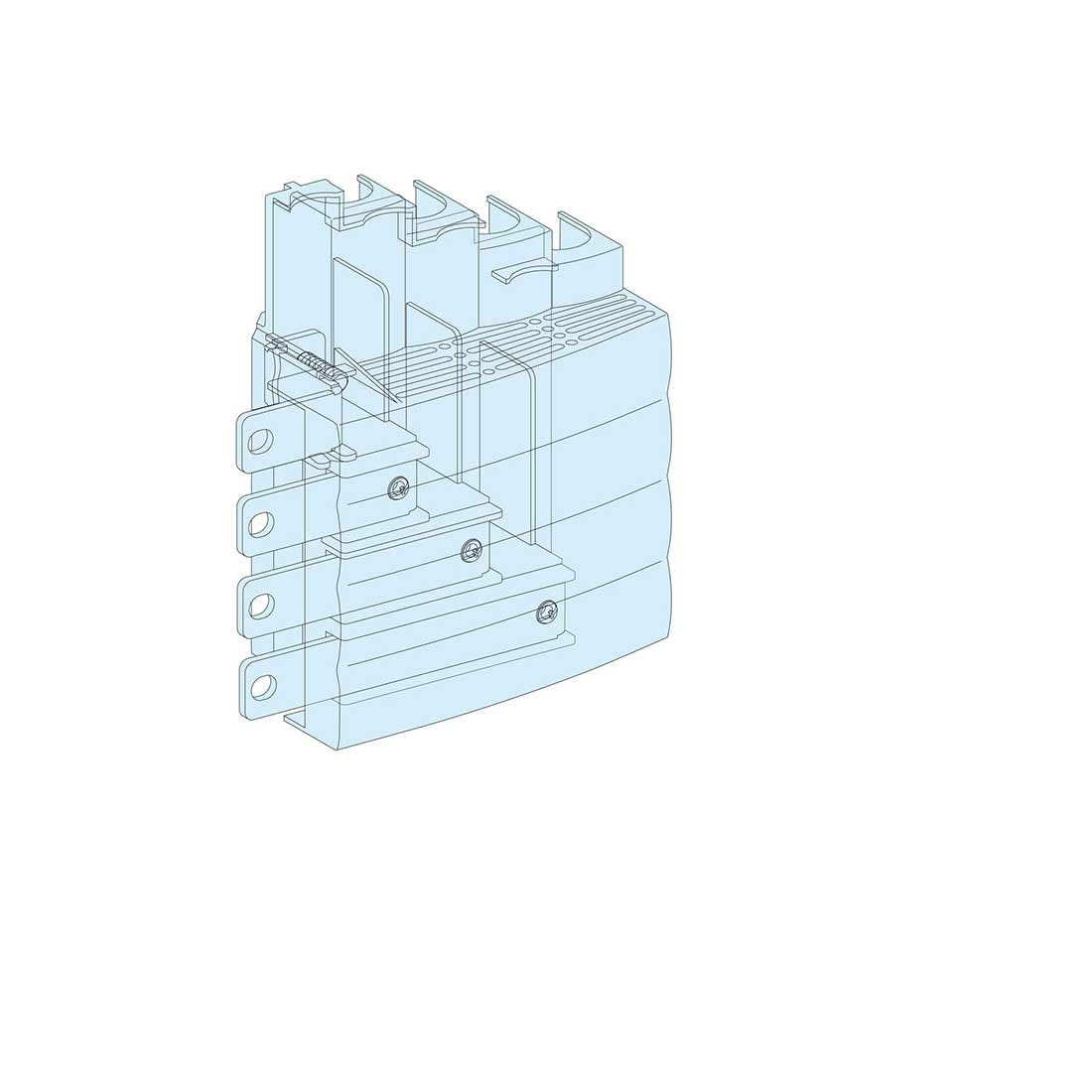 SCHNEIDER - Incomer Connection Block NS x /Ins/Inv250 4P Top