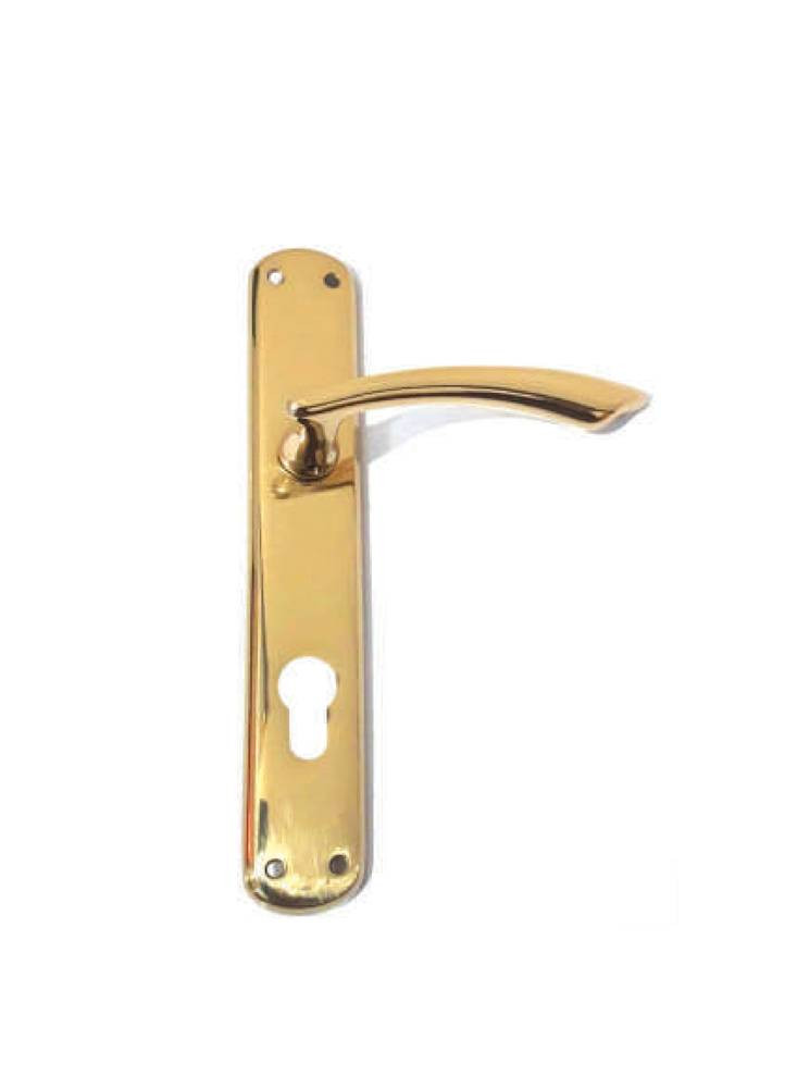 Kale 524 Polished Brass Door Handle