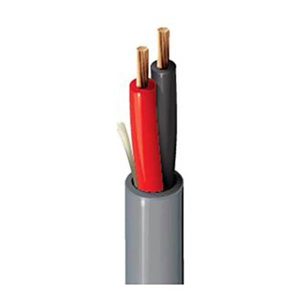BELDEN - Speaker Cable, 2C*12 AWG, Oxygen-Free BC (High Conductivity), PE Insulation, Unshielded, PVC Insulation, Direct Burial, CM, Flexible, Grey, 305M/Reel