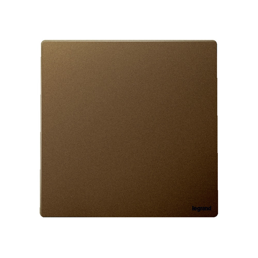 LEGRAND - Single Pole Switch Mallia, 1 Gang, Intermediate, 20 AX, 250 V~, Dark Bronze
