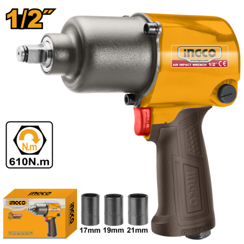 Air impact wrench 1/2" درل بنشر هوائي مربع 12.5 ملم 1/2 بوصة