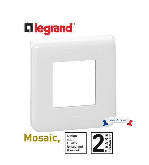 LEGRAND - Plate 1 Gang for 2 Modules 22.5 x 45 mm