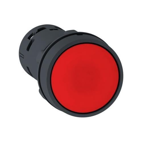 Schneider-Monolithic Push Button- Harmony XB7- Red- 22mm- XB7NA42
