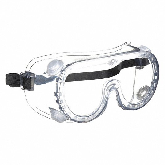 Chemical Splash/Impact Resistant Goggles, Anti-Fog, ANSI Dust/Splash Rating D3, Indirect