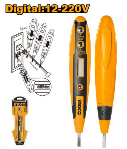 Test pencil Voltage:AC100-500V /Digital:12-220V قلم اختبار ديجيتال 12- 220 فولت