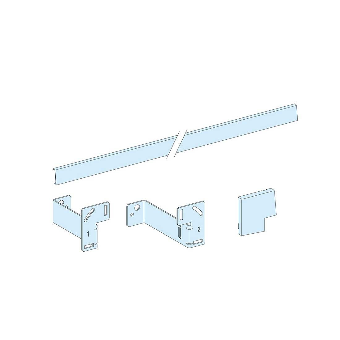 SCHNEIDER - Flush-Mounting Kit For W600 H6-18M Encl/G IP30