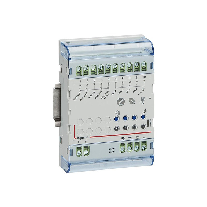 LEGRAND - Advanced Zigbee Thermal Regulator for One Heating and/or Cooling Zone, 110 to 230VAC