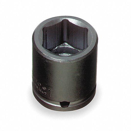 Impact Socket, Socket Size 1 3/16 inch, Socket Shape 6-Point, Drive Type Impact, Drive Size 3/4 inch
