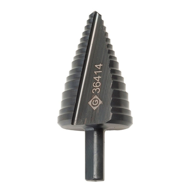 GREENLEE - Step Drill Bit, Multi Hole, #14, Kwik Stepper®, 7/8″ - 1-3/8″