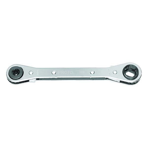 PROTO - Refrigeration Wrench, 1/4" x 3/16" Square & 9/16" x 1/2" Hex