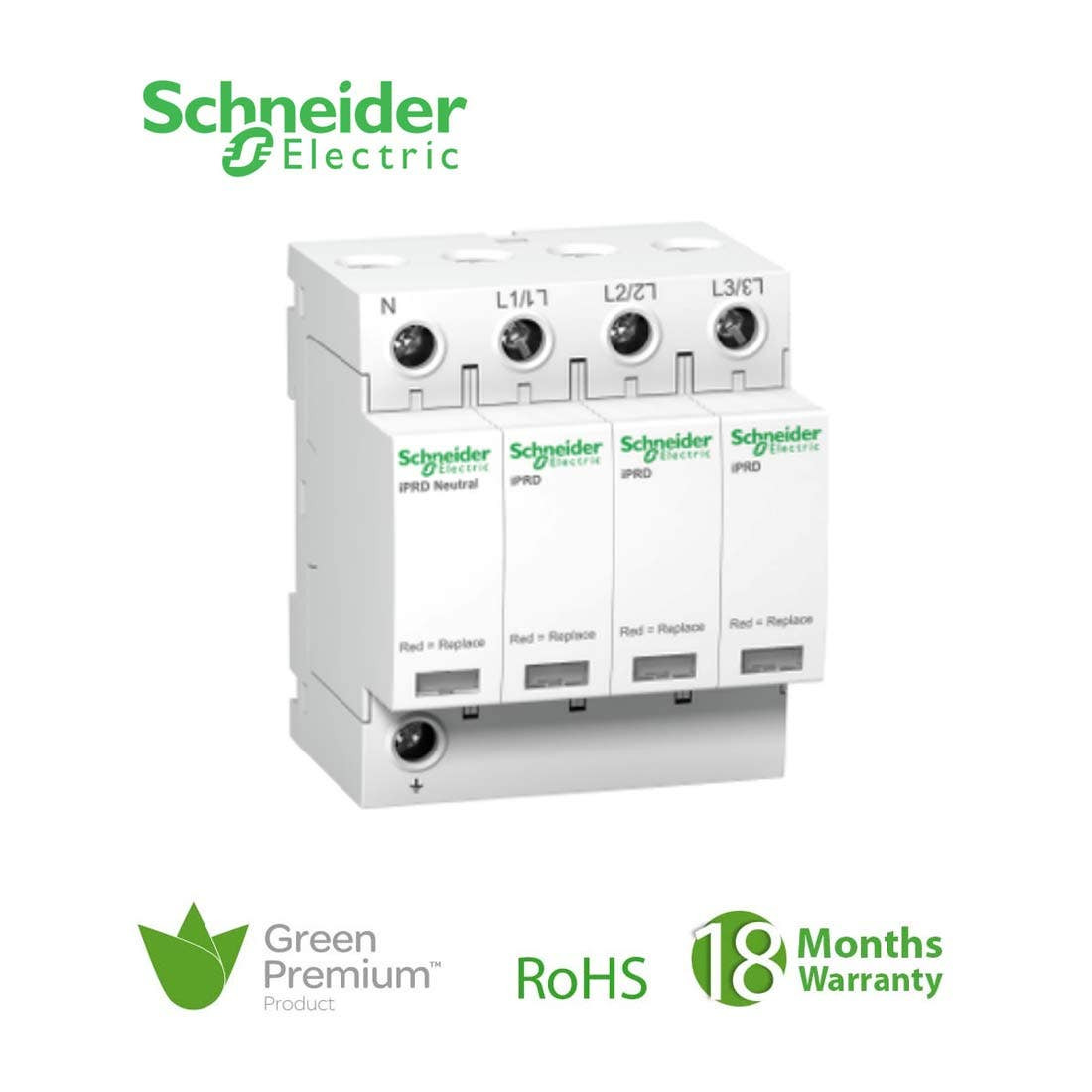 SCHNEIDER - IPRD 65R 65Ka 340V 3 Pole + N W/ Report Surge