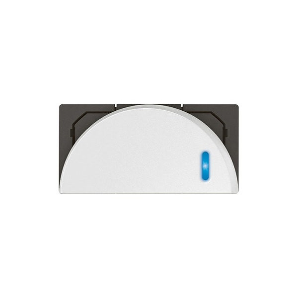 LEGRAND - 1-Way Switch Arteor, with Locator, 16A, Round, 1 Right Module, White