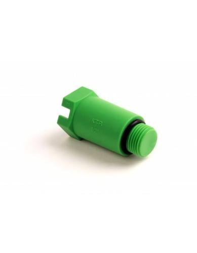 1/2 inch PPR test plug - green thermal