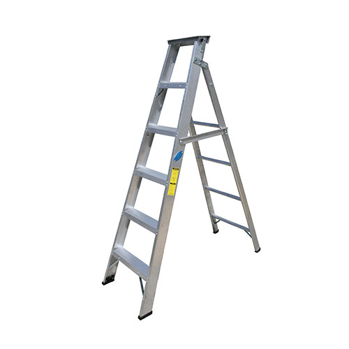 Aluminum Two-in-One Ladder Step 6 (1.8m to 3.2m)