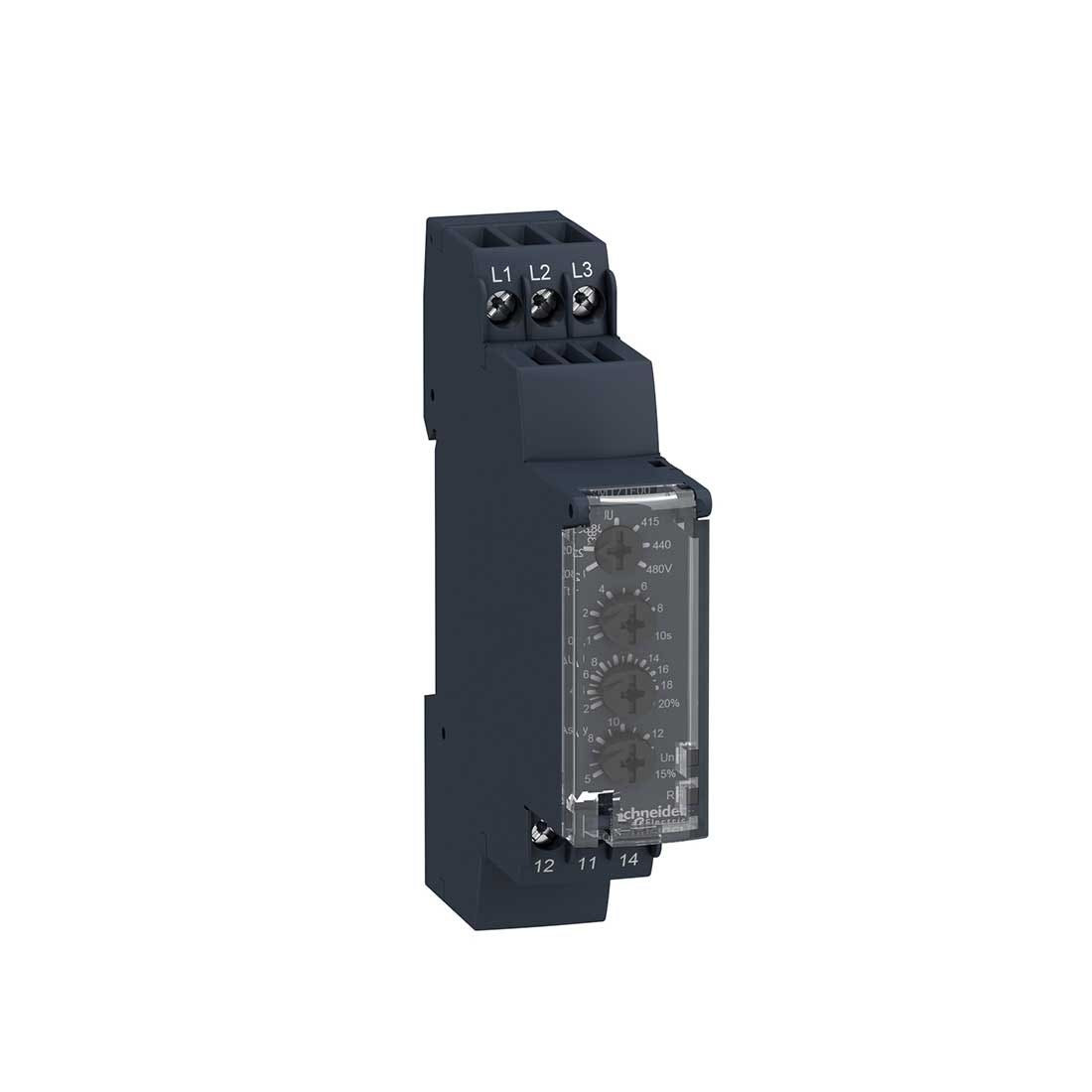 شنايدر - ريلي تحكم - Voltage control relay RM17-U - range 65..260 V AC