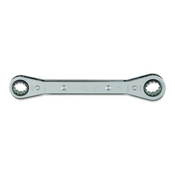 PROTO - Double Box Ratcheting Wrench, 1/2" x 9/16", 12 Point