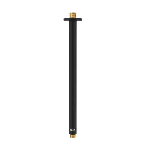 iCast- Ceiling Shower Arm- Round-40cm-SS304-Black