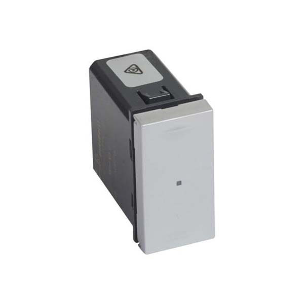 LEGRAND - Connected Switch Arteor with Neutral, 250W, 1 Module, Soft Aluminium
