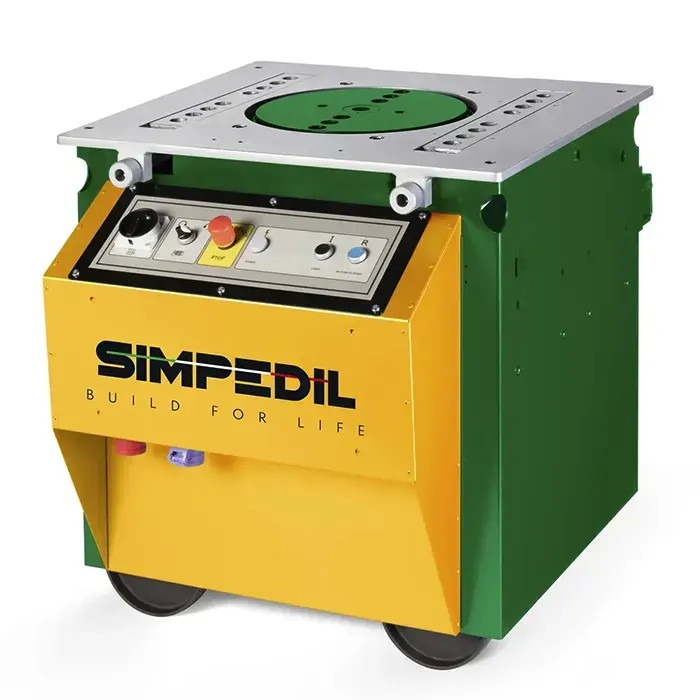 Rebar Bending Equipment, Bending Capacity up to 38mm, 4PH, 3KW, Made in italy