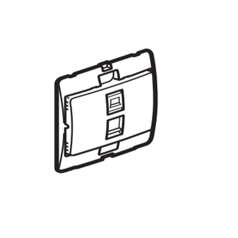 DISCONTINUED LEGRAND - Data Socket Mallia, RJ 45, Category 6, UTP