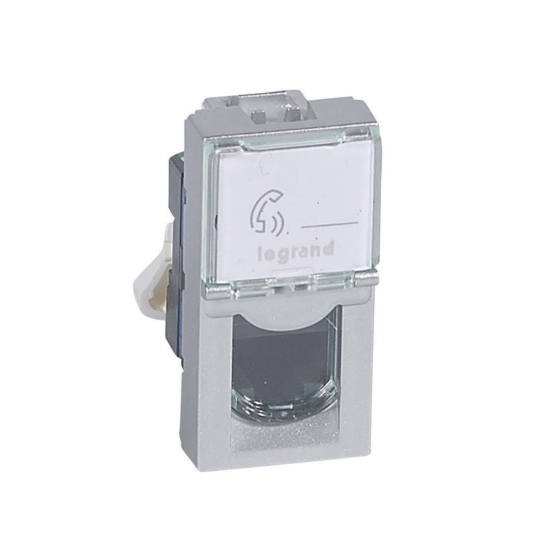 LEGRAND - RJ 45 Socket Mosaic, Category 6 UTP, 1 Module 