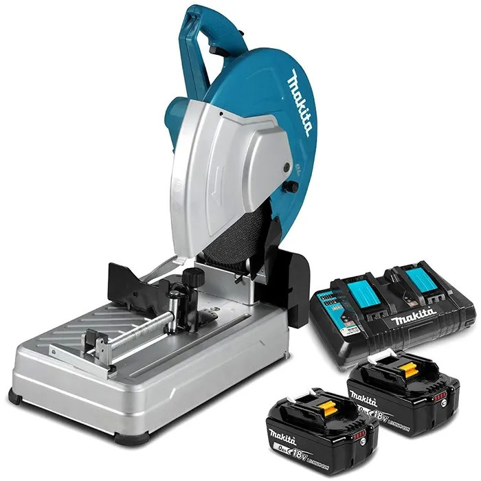 Cordless Metal Saw, 14 inch, 18v x 2 (36v) - 6.0Ah, 3,800rpm, 17.8kg