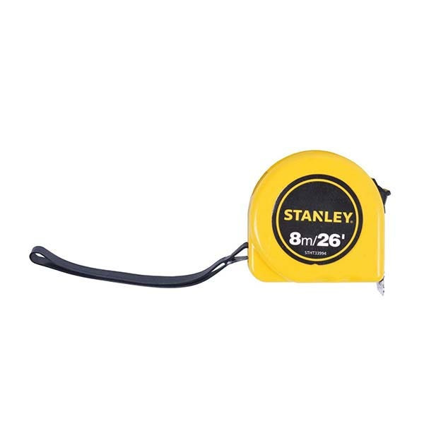 STANLEY - Global Tape, 8 Meters, 25mm, White Blade