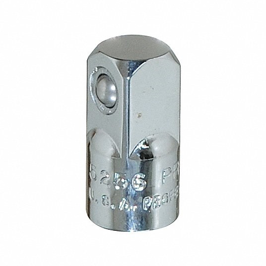 Socket Adapter, 1/4" Female Sq, 3/8" Square 1AF68