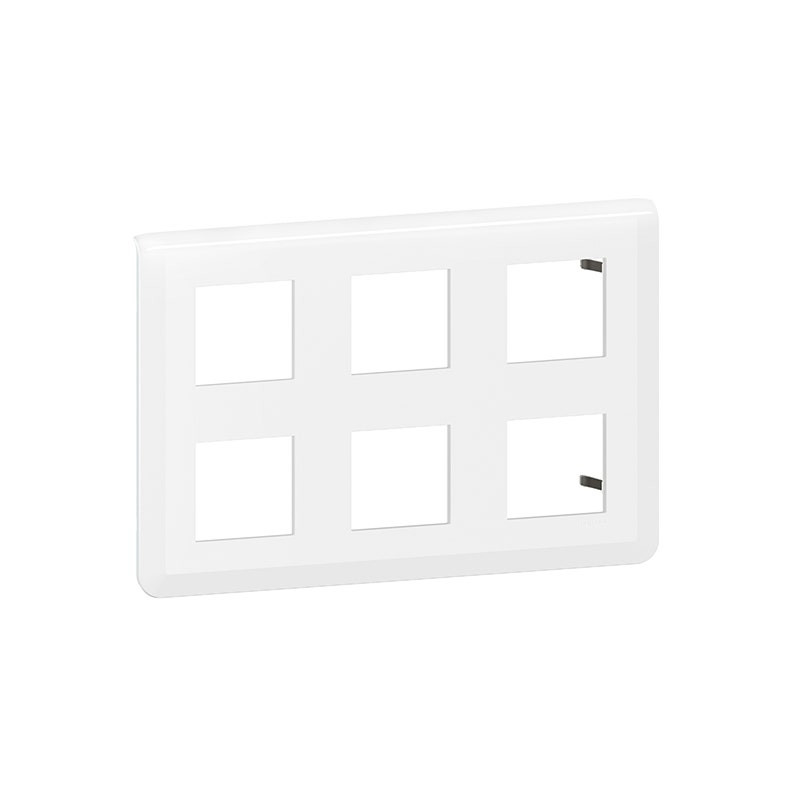 LEGRAND - Plate Mosaic, 2x3x2 Modules, Horizontal, White