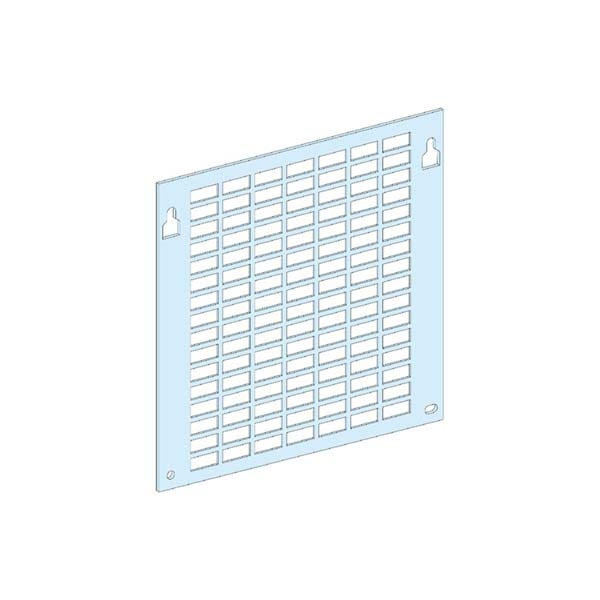 SCHNEIDER - Mounting Plate, Flat Slotted Type, for Enclosure, 4M, W600