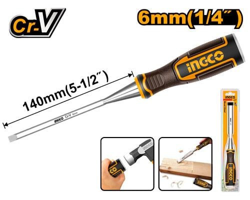 Wood Chisel Width 6mm(1/4") ازميل حفر خشب 6 ملم