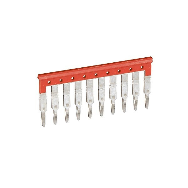 LEGRAND - Bridging Combs Viking 3, Equipotential - For 10 Blocks With 6 mm Pitch - Red