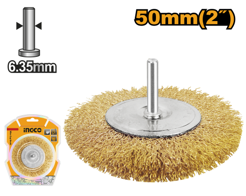wire brush wheels drill 50 mm 2" فرشاه سلك دريل 50 ملم 2 بوصة