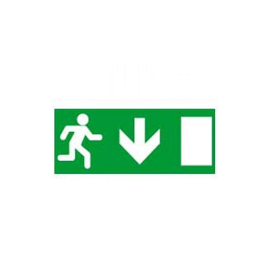 LEGRAND - Label, For Emergency Lighting Luminaires, Exit Door Below, 310x112 Cm