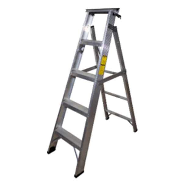 RHINO, Two In One Ladder: A-Mode Height:3.0Mtr - Straight Mode Height:5.6Mtr - Steps+Top:7+1