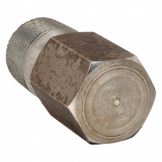 Hex Head Bull Plug, Refinery, MNPT, 3/4Inch Pipe Size - Pipe Fitting