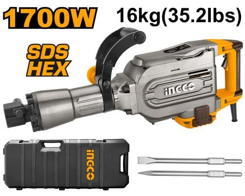 Demolition breaker 1700W 16kg كومبرسة تكسير 1700 وات 16 كيلو