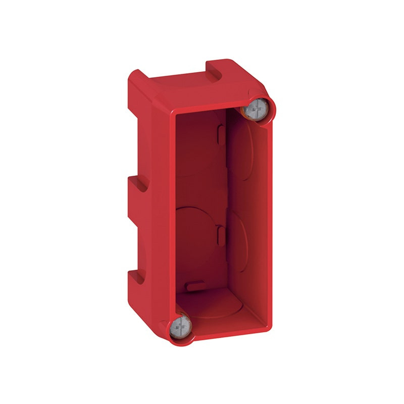 LEGRAND - Flush Mounting Box Batibox, 1 Gang, for 1 Module Mosaic, Depth 40mm, Masonry
