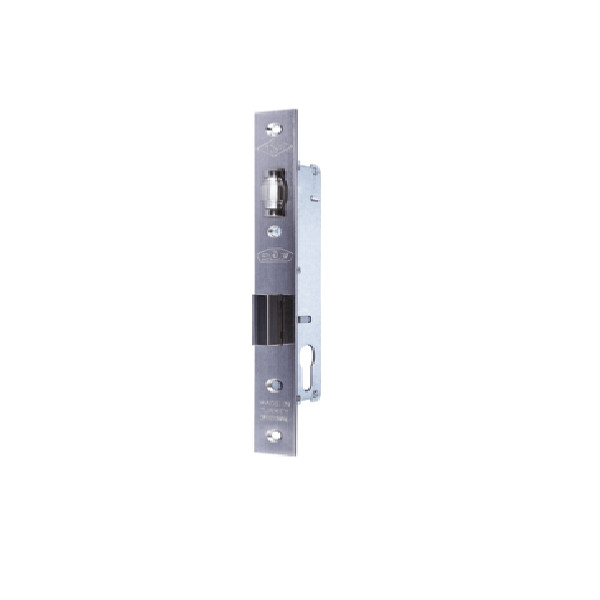 DAF® KILIT - Mortise Lock with Cylinder, Narrow Type with Roller for Alum Door, White