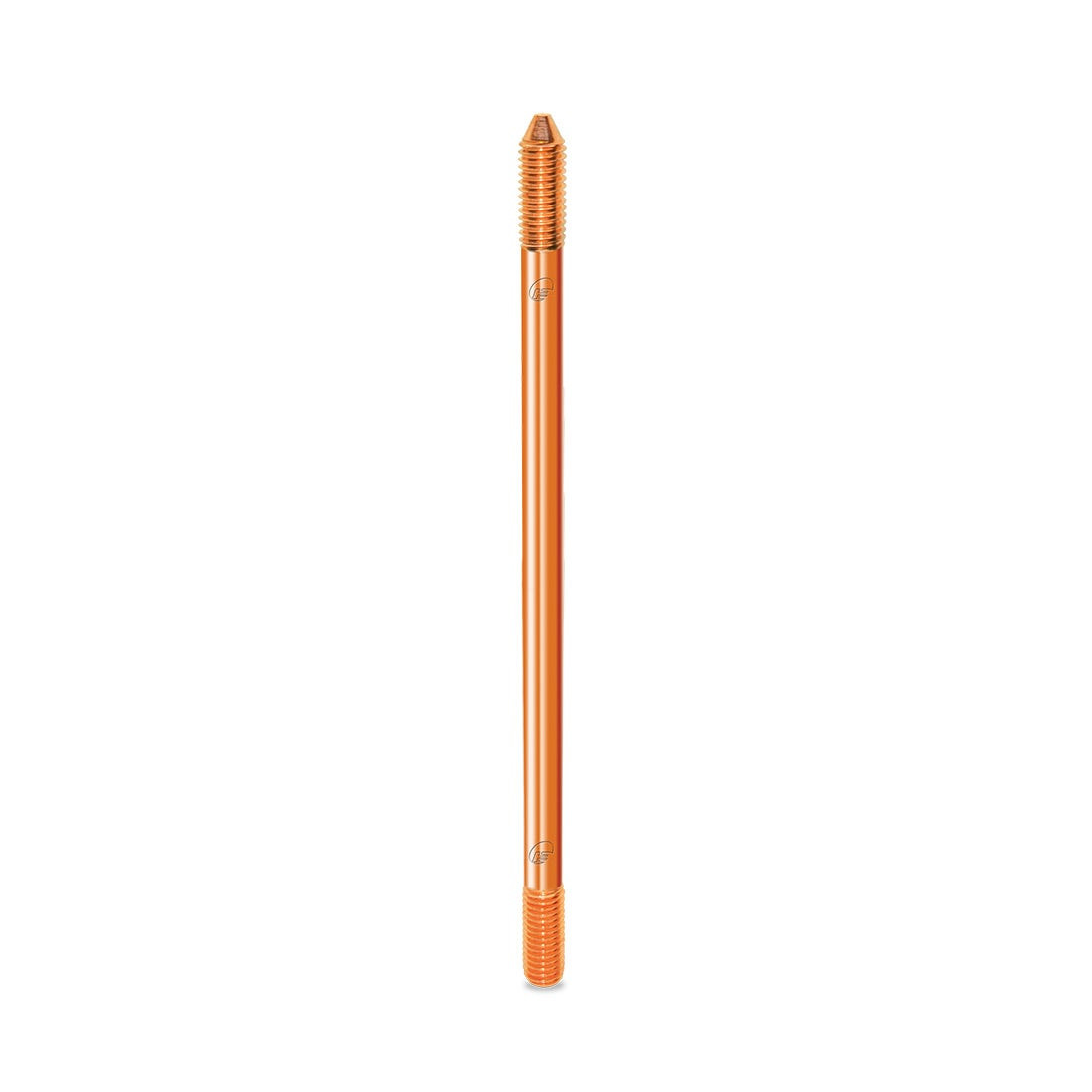 BAHRA EARTHING - Tapper Pointed Air Terminal Rod 5/8"(15mm) L=1000mm Copper