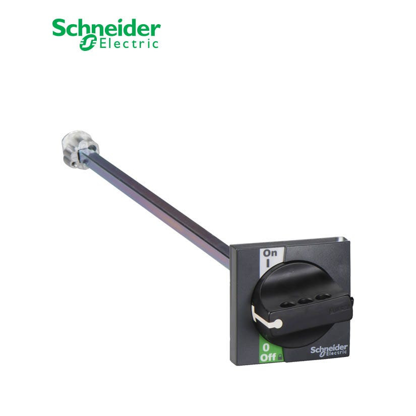 SCHNEIDER - Extended Rotary Handle for Front Control, ComPact INS40 to INS60, IP55, IK08, Black Handle