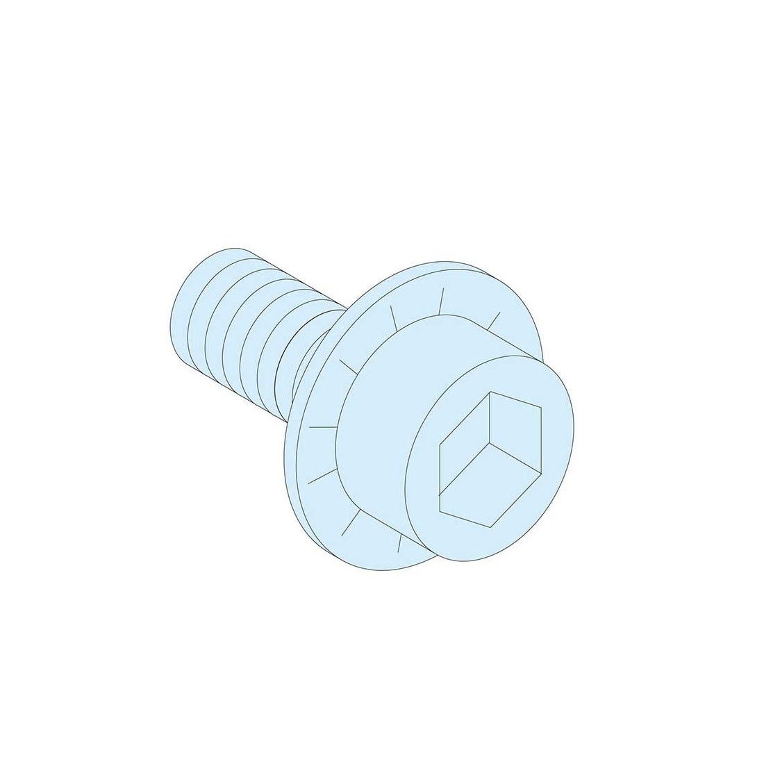 SCHNEIDER - 20 Screws 8.8 Class M6 x 12/ Linergy Bw BB