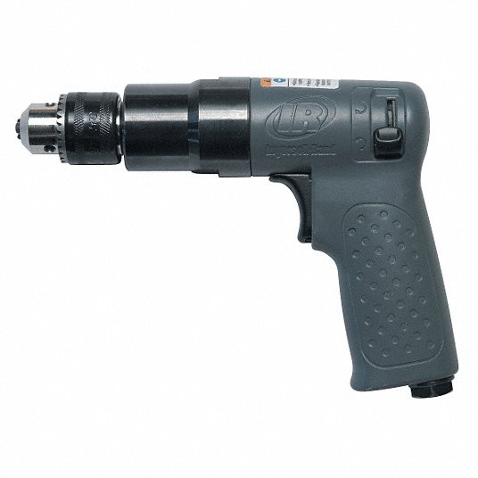 Drill, 1/4 in Chuck Size, Industrial Duty, 1,875 RPM Free Speed, 0.25 hp, Keyed