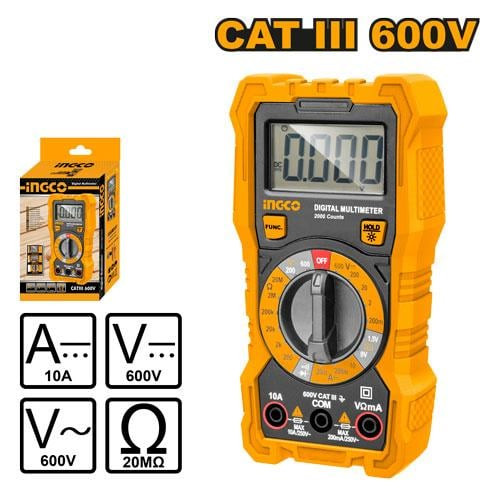 Digital Multimeter 600V جهاز قياس رقمي 600 فولت