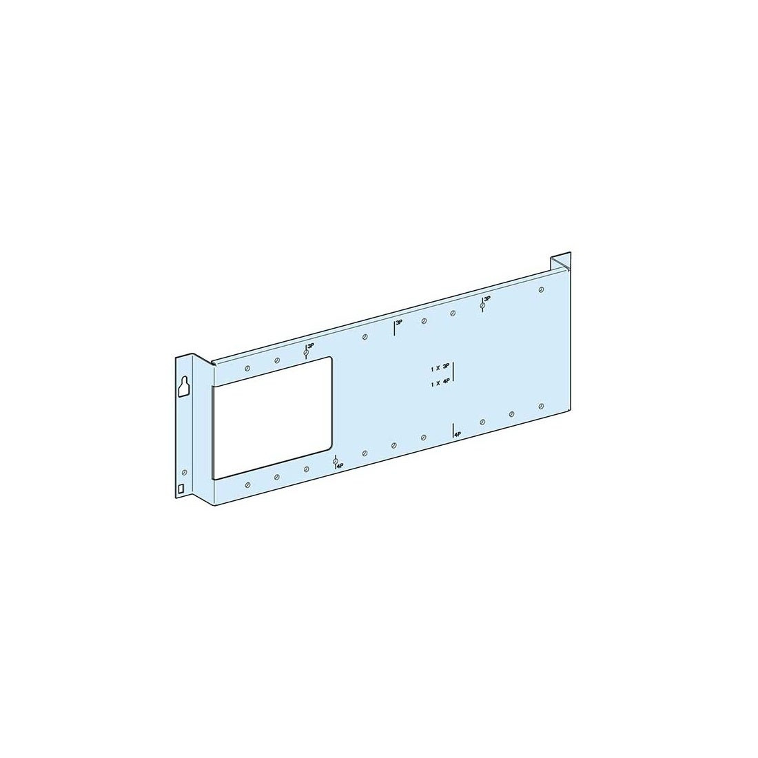 SCHNEIDER - Mounting Plate NS x /CVS/Vigi 250 V. Fixed Rotary Handle