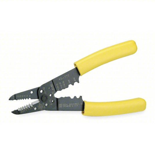 Multi-Tool Wire Stripper, 16 AWG to 6 AWG, For RG-59 Cable Designation, 8 1/4 inch Length